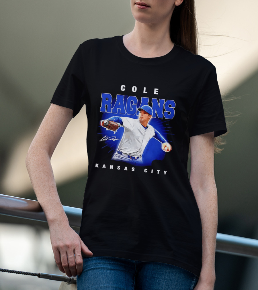 Cole Ragans Iconic Kansas City Pitcher Baseball Performance T-Shirt