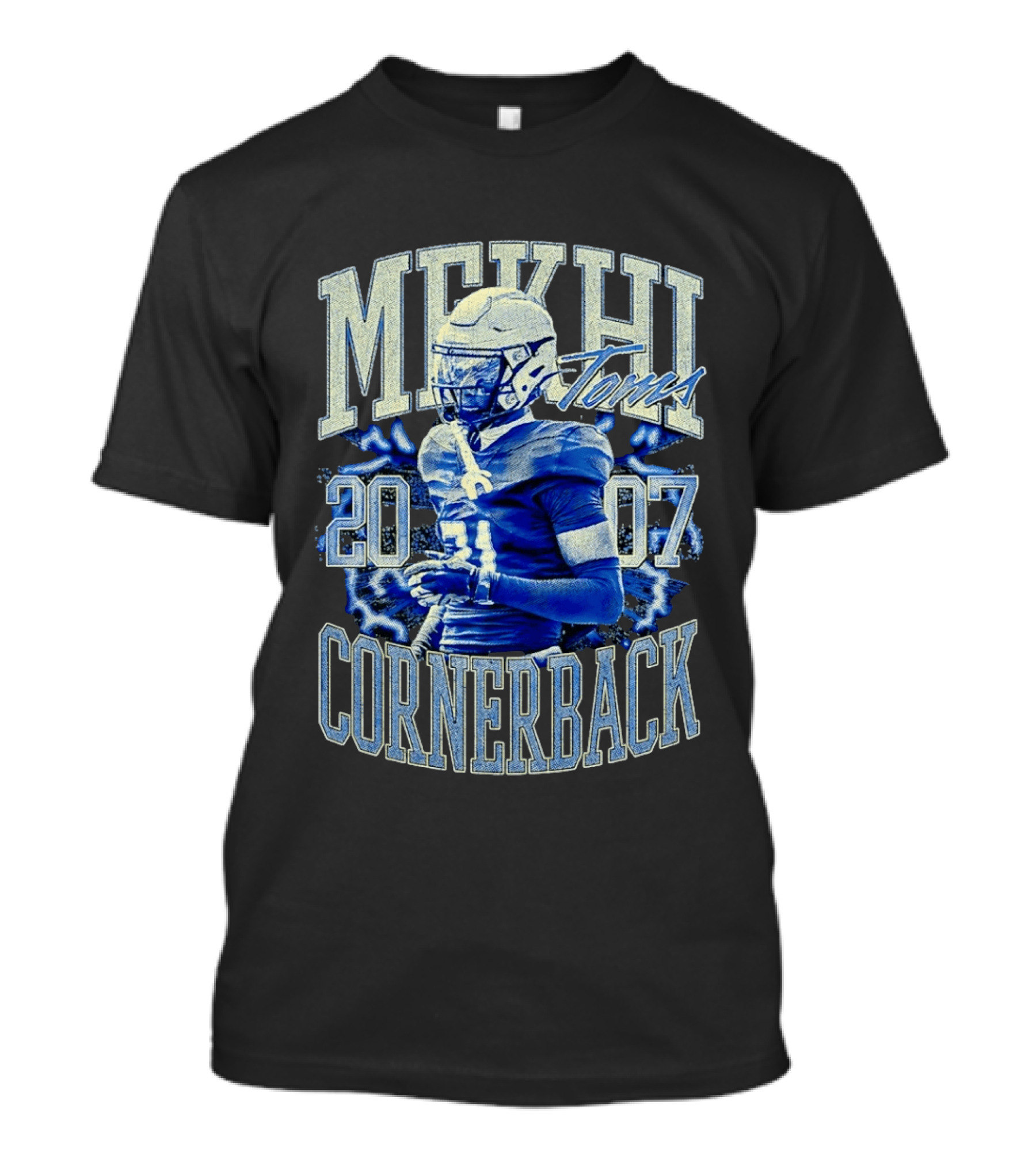 Mekhi Toms Cornerback 2007 Football Player Sports T-Shirt