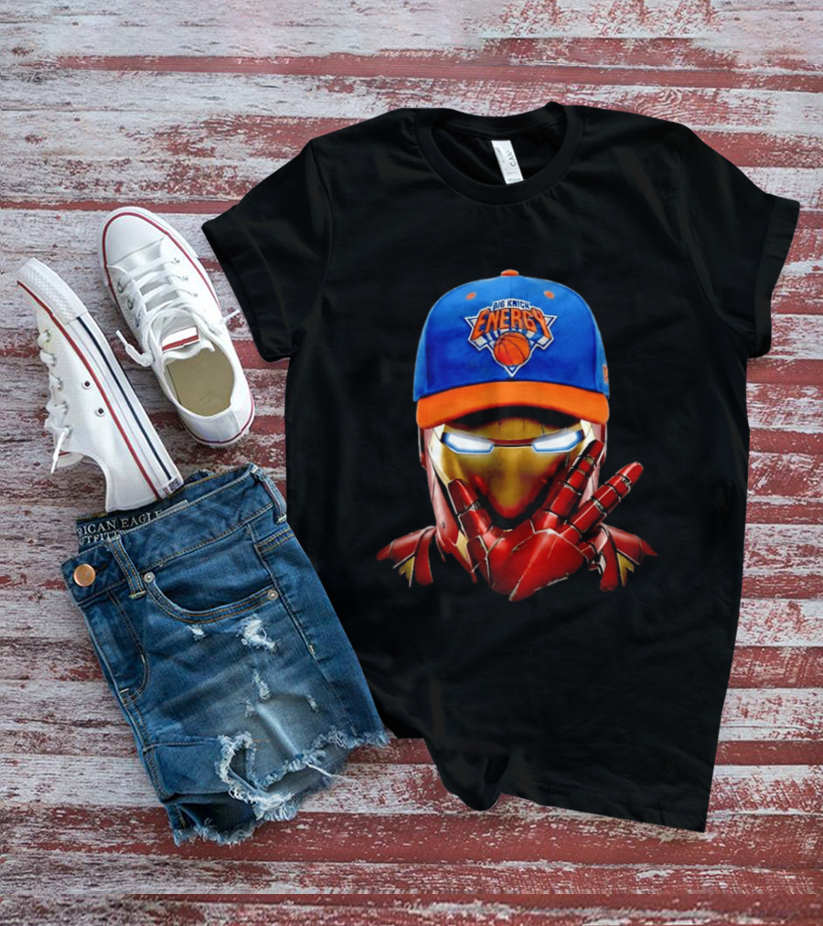 Big Knick Energy Iron Man New York Knicks T-Shirt