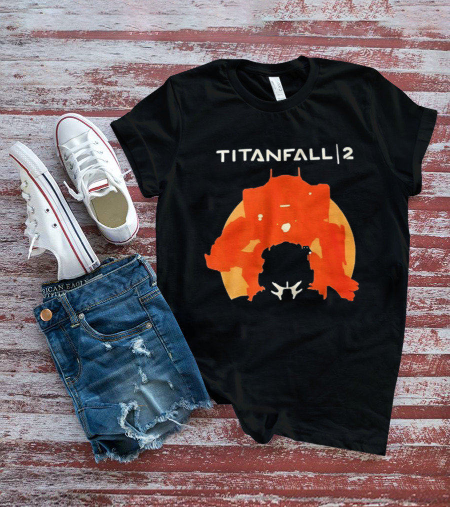 Rip Vince Zampella Titanfall 2 Orange Mech T-Shirt