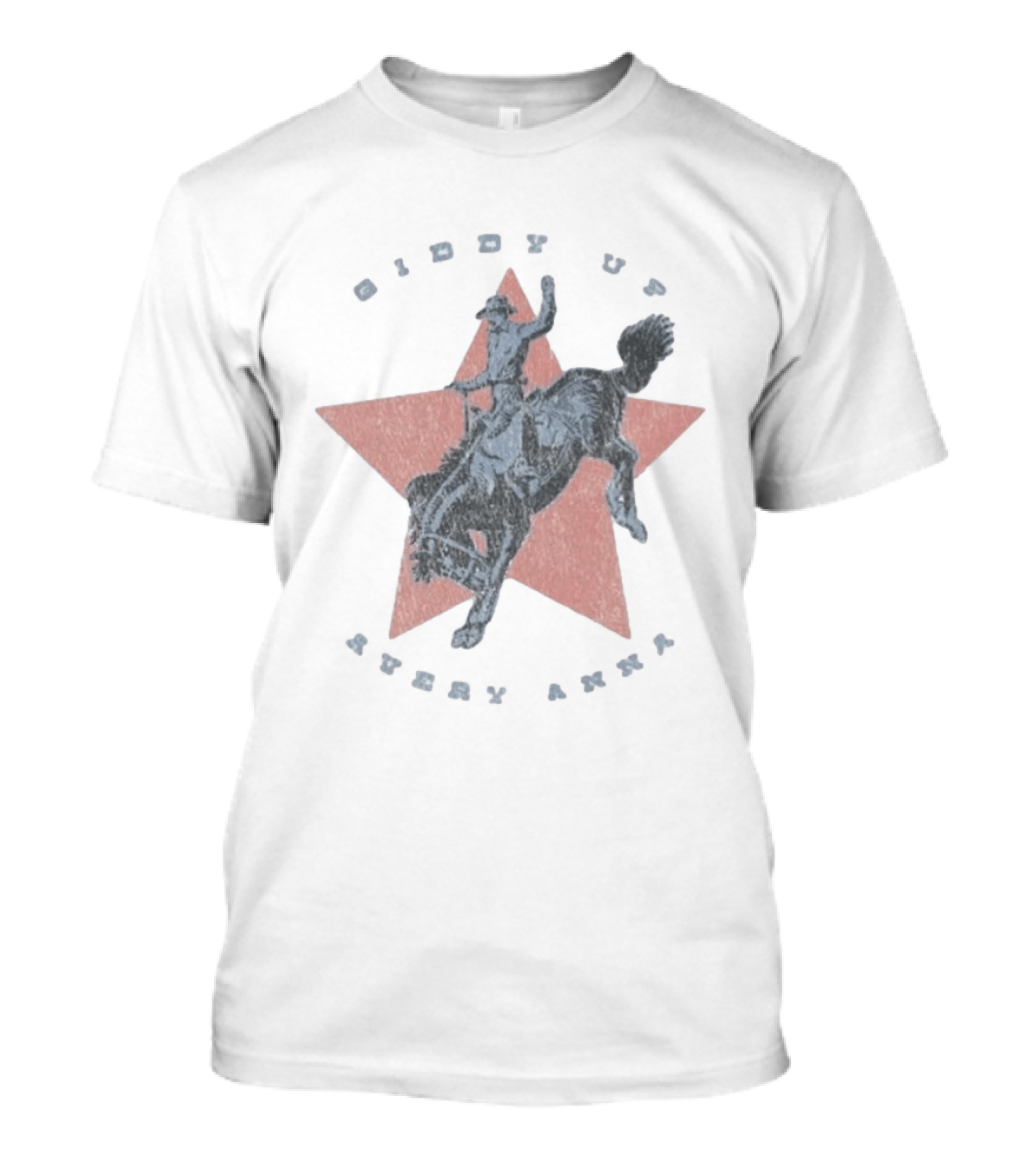 Giddy Up Avery Anna Star Rodeo Cowboy T-Shirt