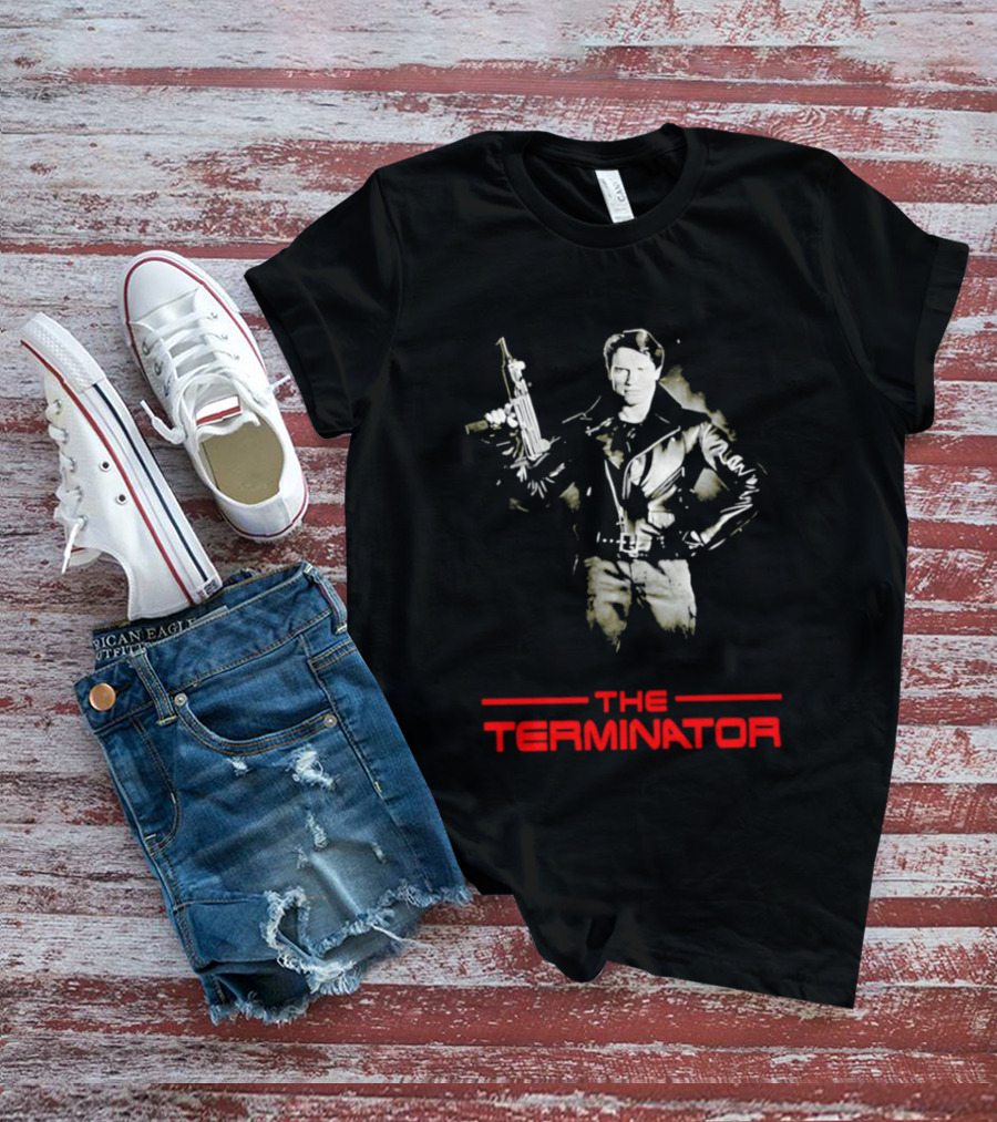The Terminator Arnold Schwarzenegger Iconic Movie T-Shirt