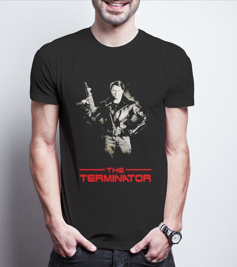 The Terminator Arnold Schwarzenegger Iconic Movie T-Shirt