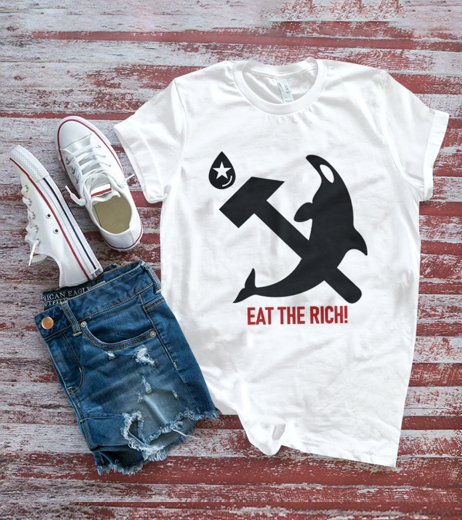 Eat The Rich Orca Hammer Star T-Shirt