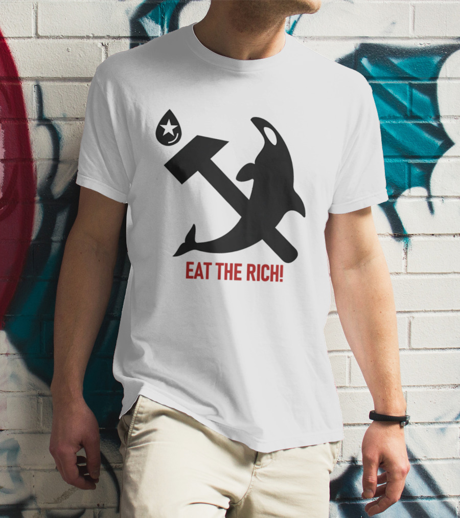 Eat The Rich Orca Hammer Star T-Shirt