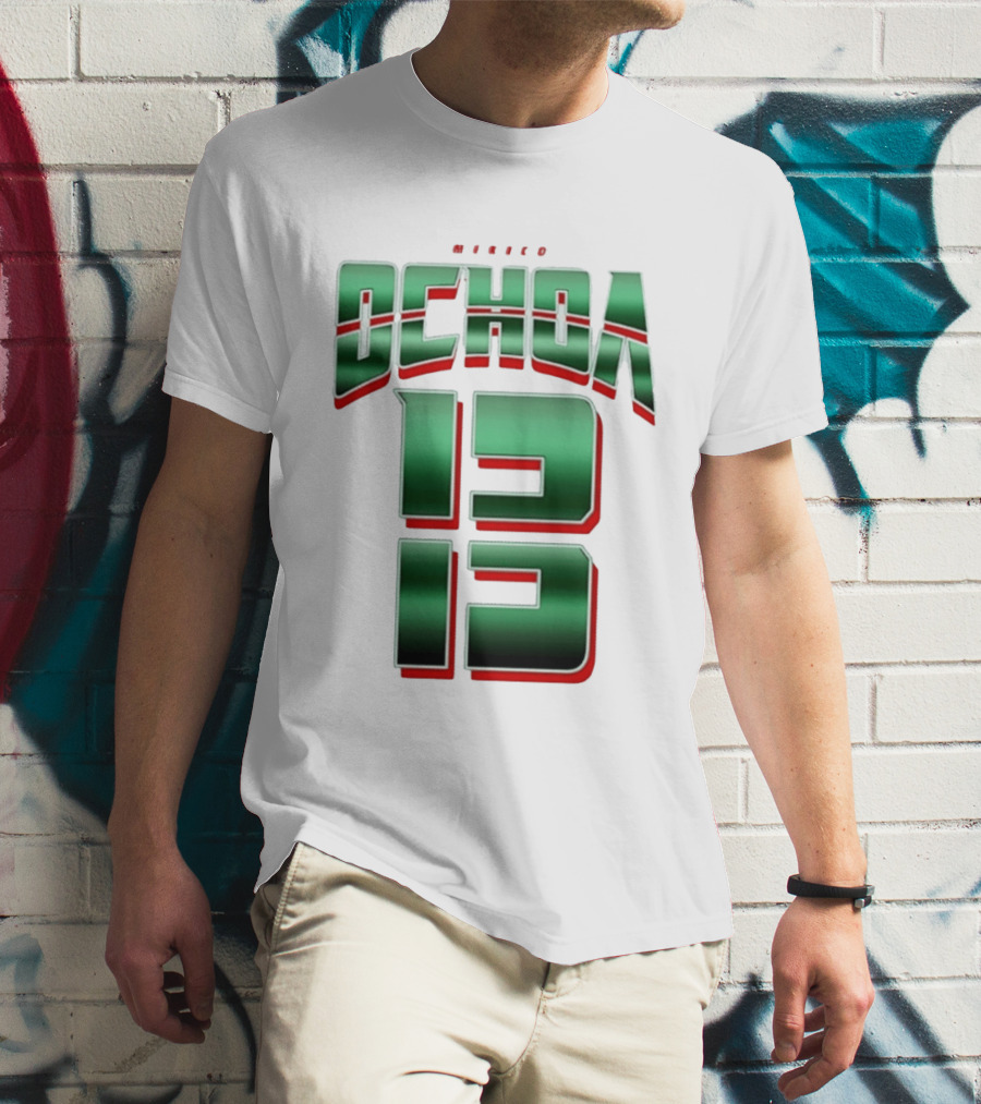 Guillermo Ochoa Mexico Jersey Ochoa 13 El Tri Number T-Shirt