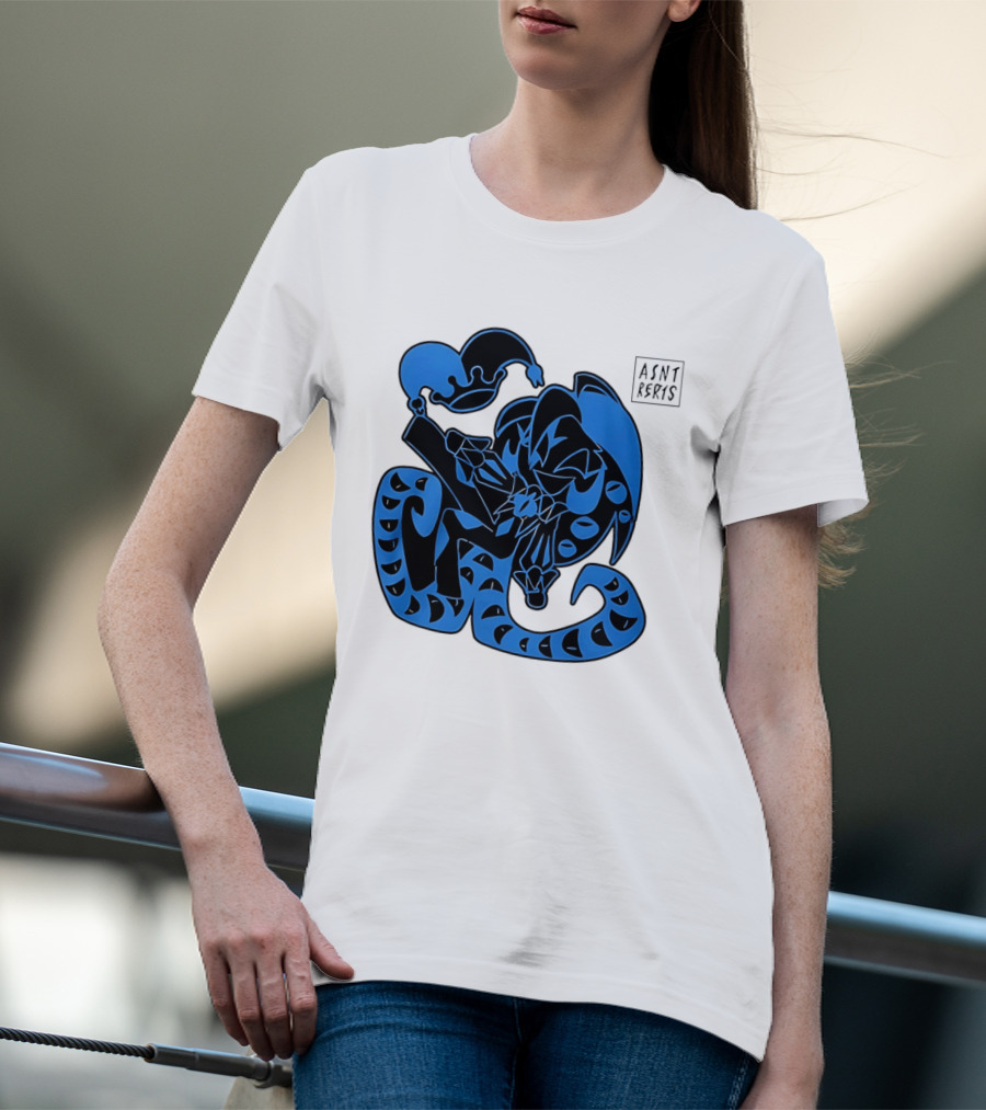 Shadow Milk Cookie Run A4NT Peeking Jester Snake T-Shirt