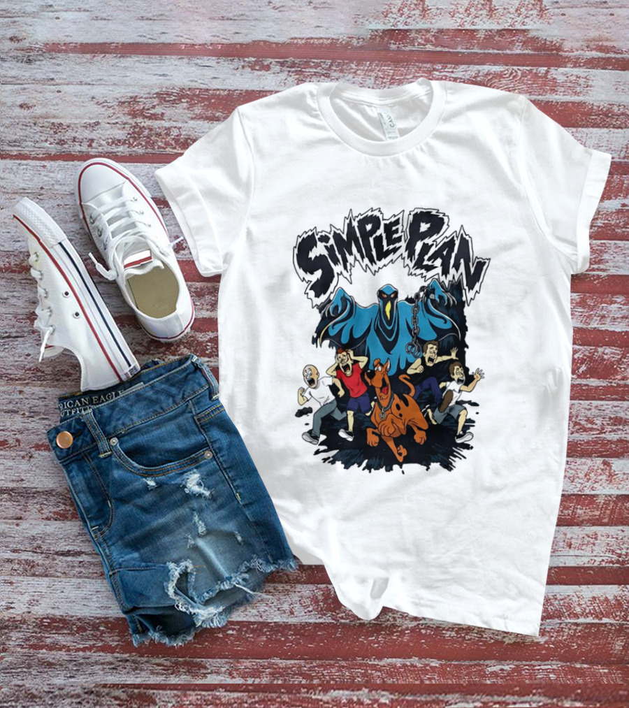 Simple Plan Scooby Doo The Bigger Than You Think Tour 2026 T-Shirt