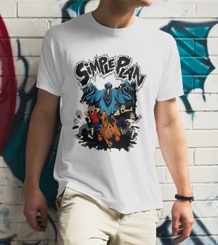 Simple Plan Scooby Doo The Bigger Than You Think Tour 2026 T-Shirt