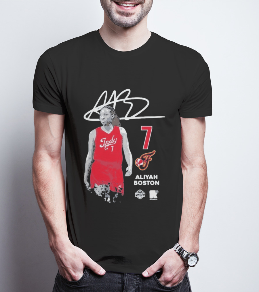 Aliyah Boston Indy 7 Indiana Fever WNBPA T-Shirt