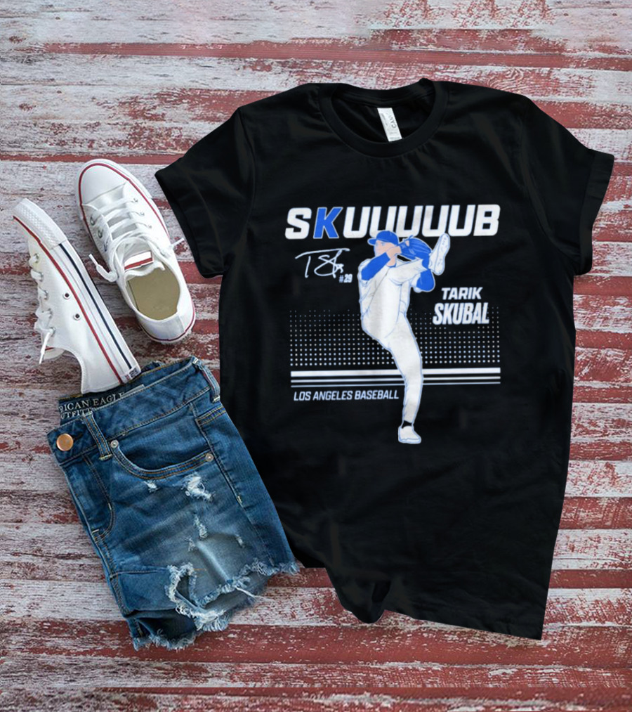 SKUUUUUB Tarik Skubal Los Angeles Baseball #29 T-Shirt