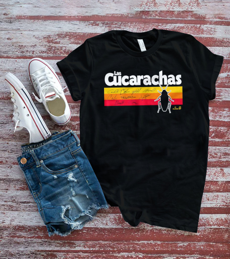 Houston Baseball Las Cucarachas Signature Series T-Shirt
