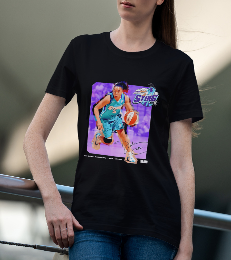 Dawn Staley Charlotte Sting WNBA Guard 1999 2005 T-Shirt
