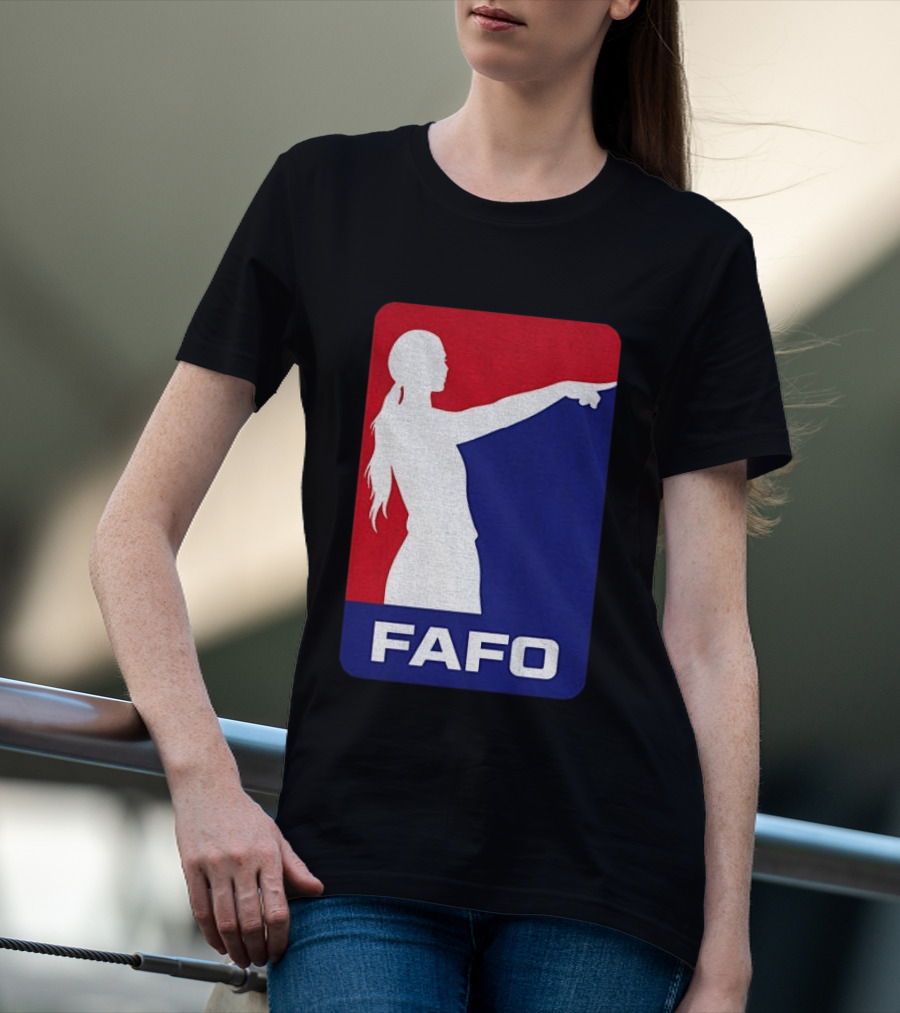 Sophie Cunningham FAFO Pointing Indiana Fever WNBA Fan T-Shirt