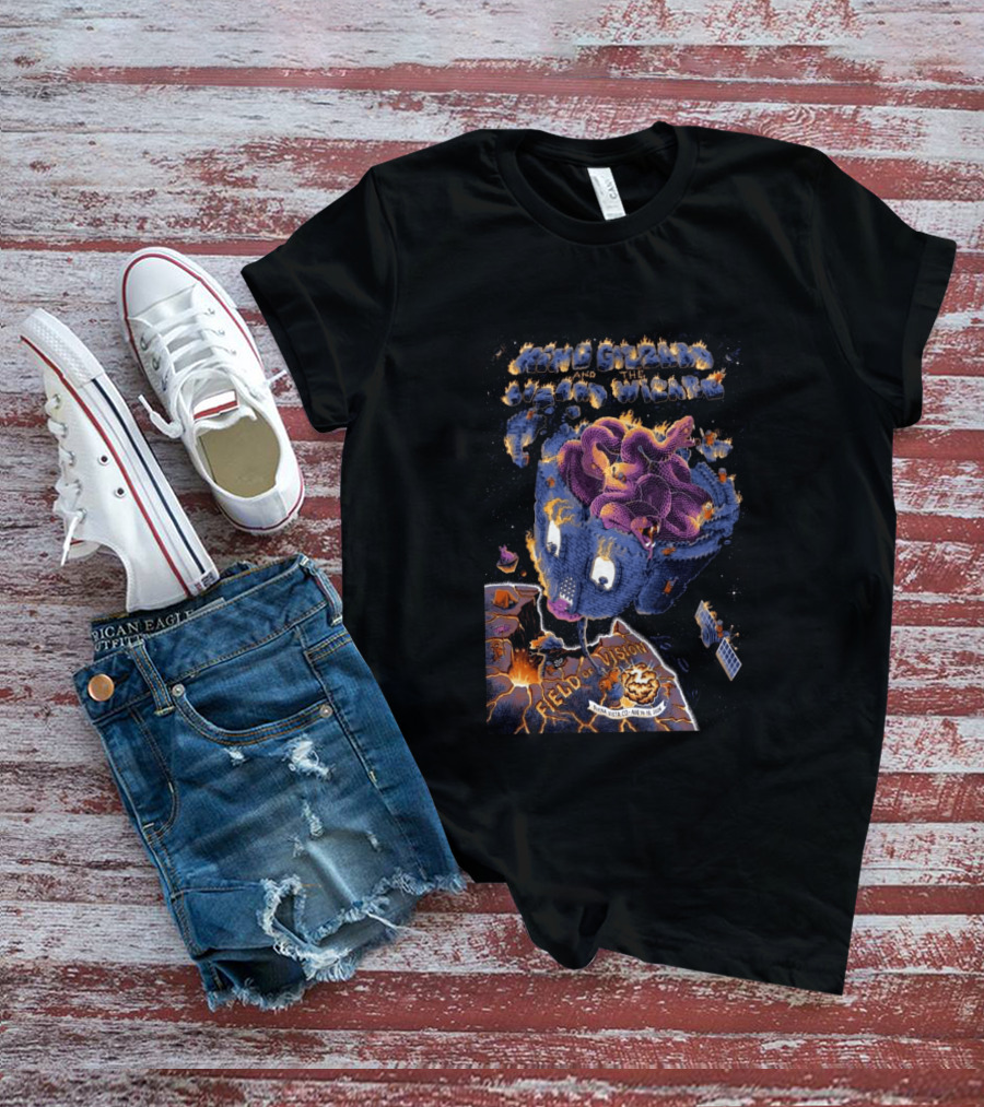 King Gizzard & The Lizard Wizard Field Of Vision Buena Vista CO August 14 16 2026 T-Shirt
