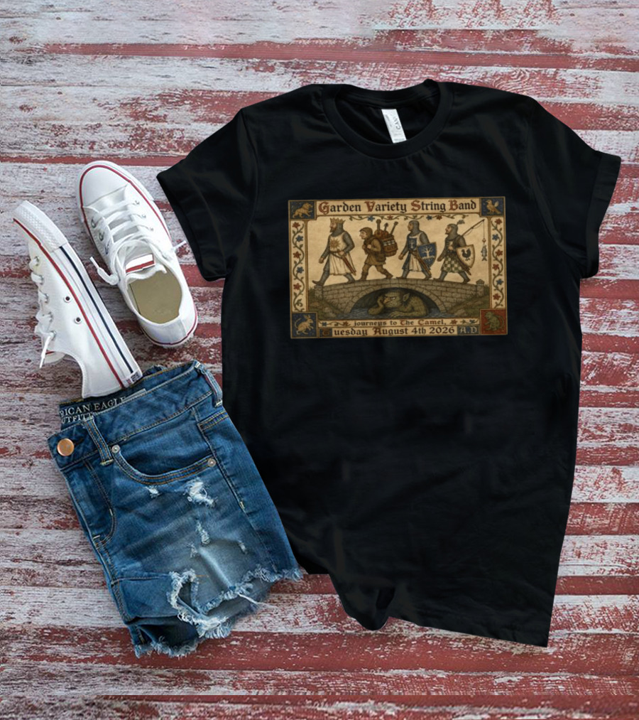 Garden Variety String Band Journeys To The Camel Richmond VA August 4 2026 A.D. T-Shirt