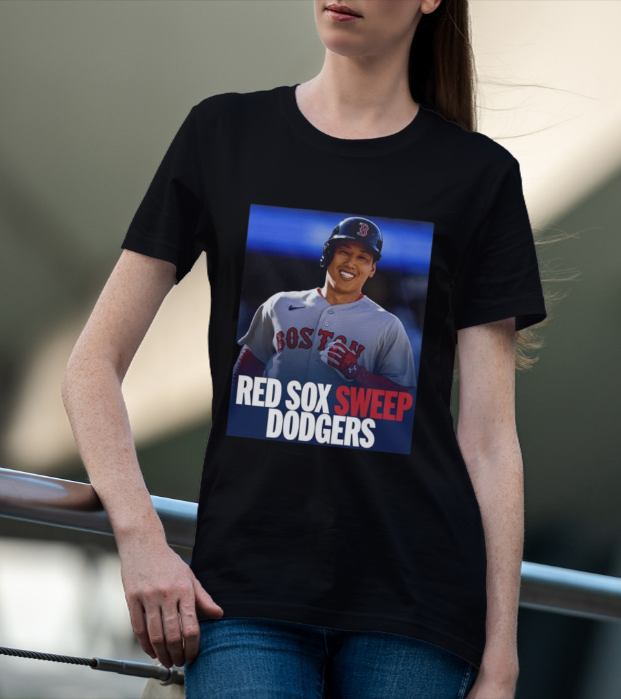 Boston Red Sox Sweep Dodgers Victory Celebration 2026 T-Shirt