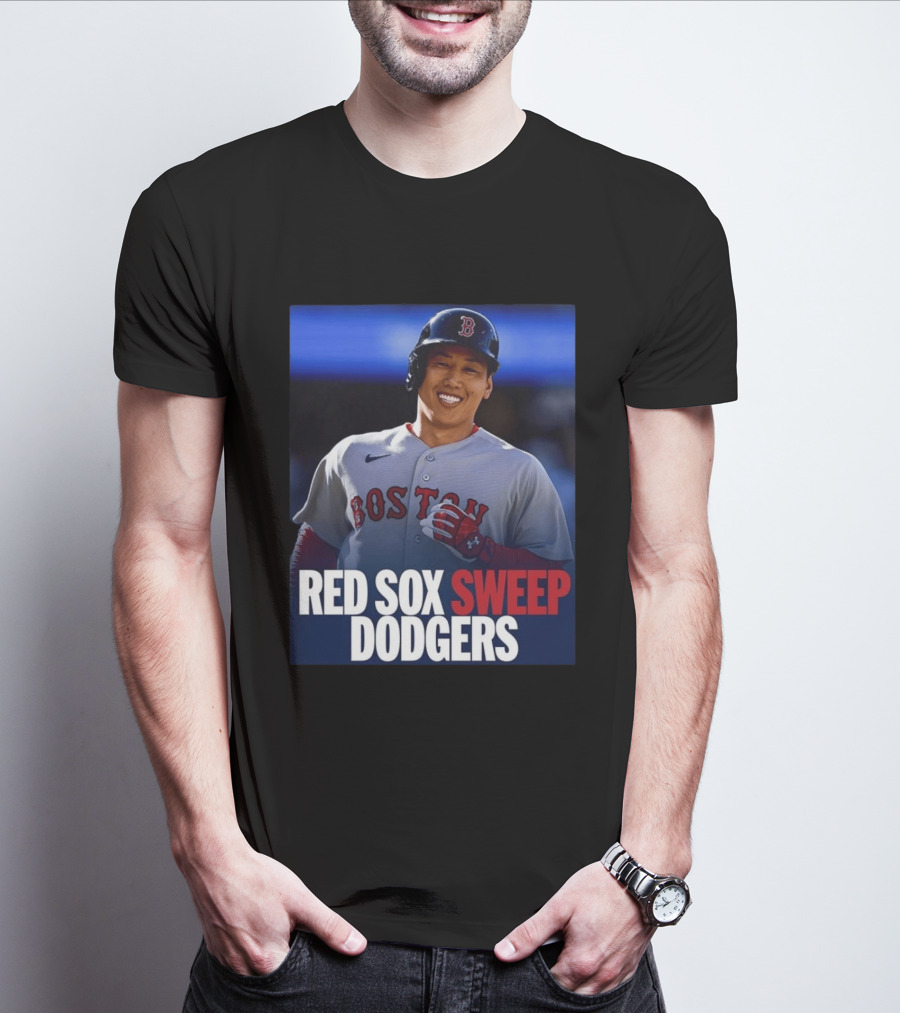Boston Red Sox Sweep Dodgers Victory Celebration 2026 T-Shirt