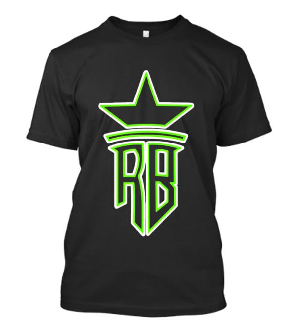 Roland Banks RB Star Logo Neon Green T-Shirt