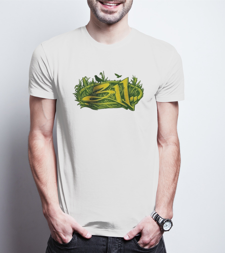 311 Band 2026 Summer Tour Green Nature T-Shirt