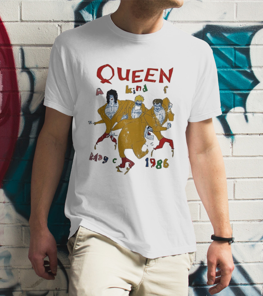 Queen A Kind Of Magic Tour 1986 Anniversary T-Shirt