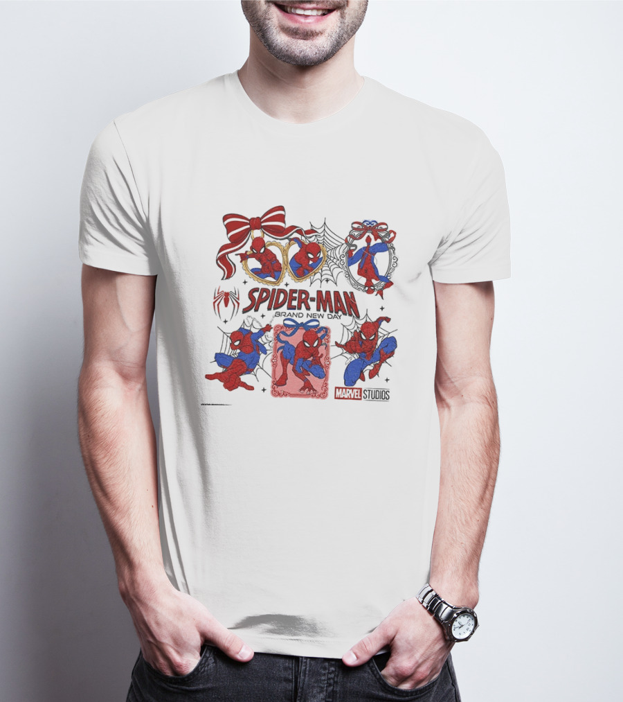 Spider Man Brand New Day Marvel Studios Masked Web Hero Coquette Superhero T-Shirt
