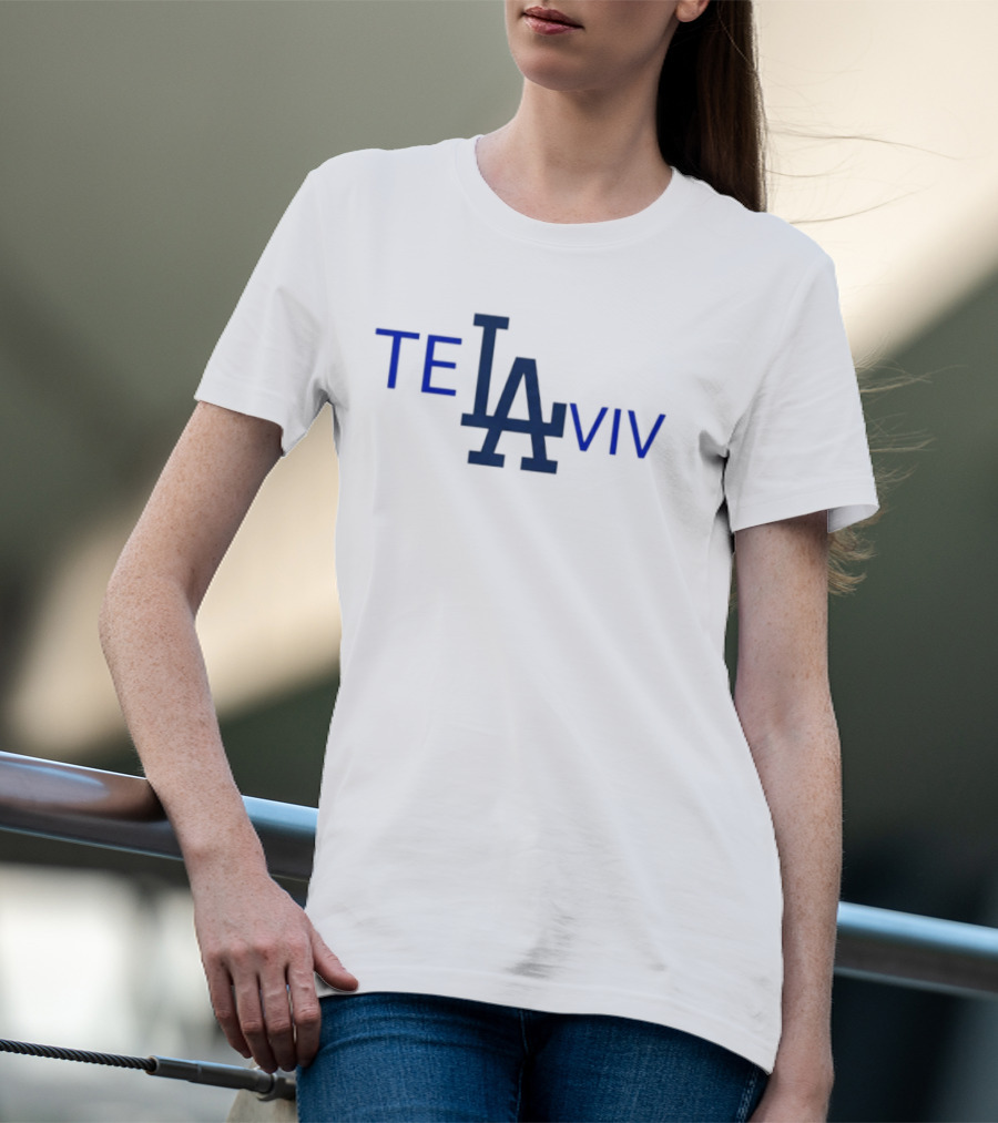 TE LA VIV Los Angeles Dodgers LA T-Shirt