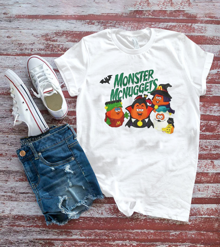 Monster McNuggets Halloween McDonald's Characters T-Shirt