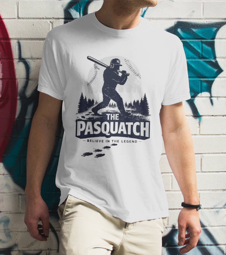 The Pasquatch Believe In The Legend Bigfoot MLB Kansas City Royals T-Shirt