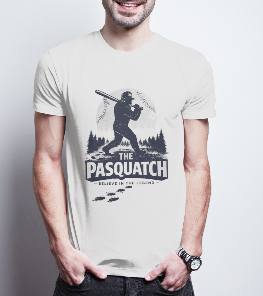 The Pasquatch Believe In The Legend Bigfoot MLB Kansas City Royals T-Shirt