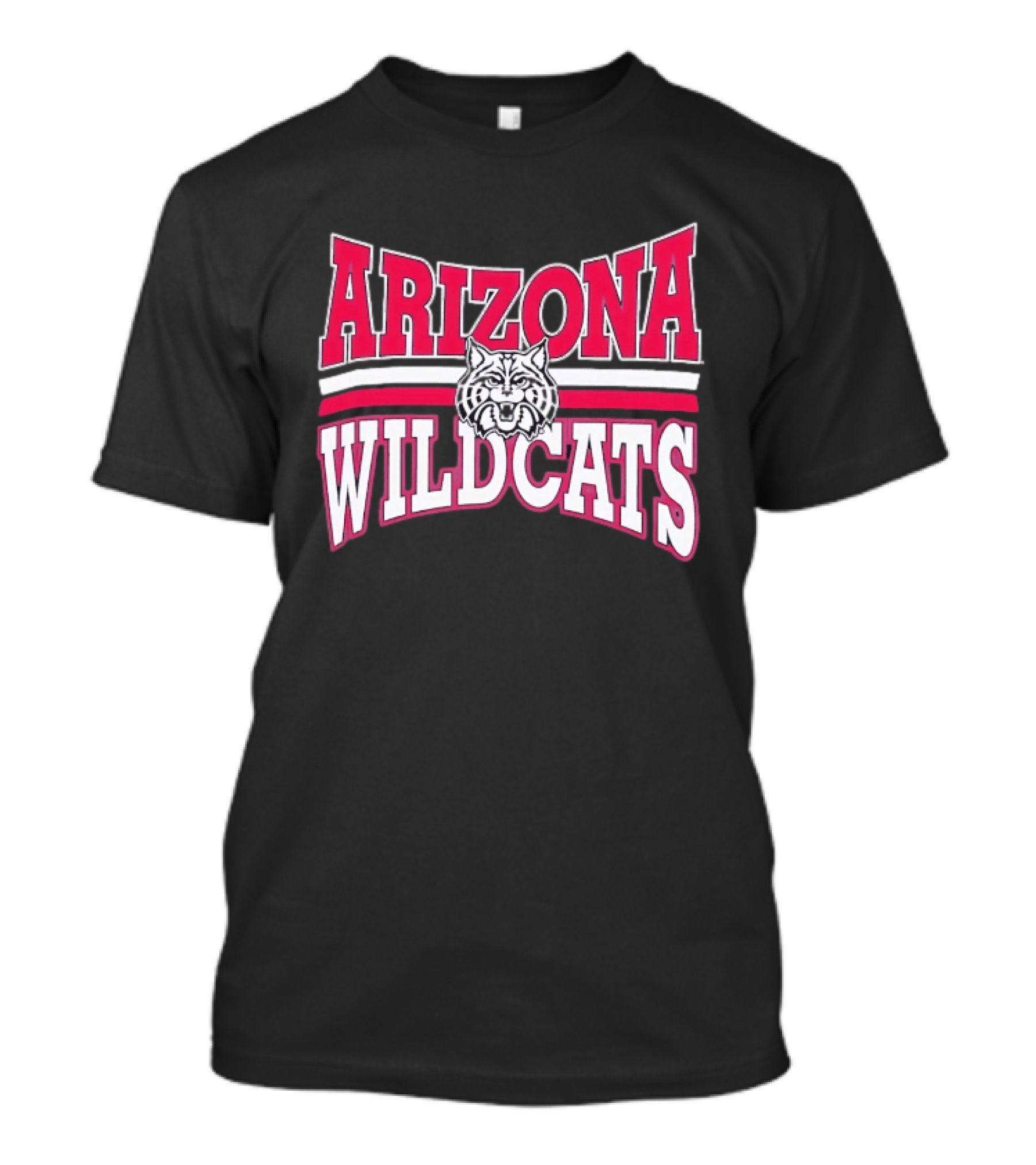 Arizona Wildcats NCAA Head Red White Stripes T-Shirt
