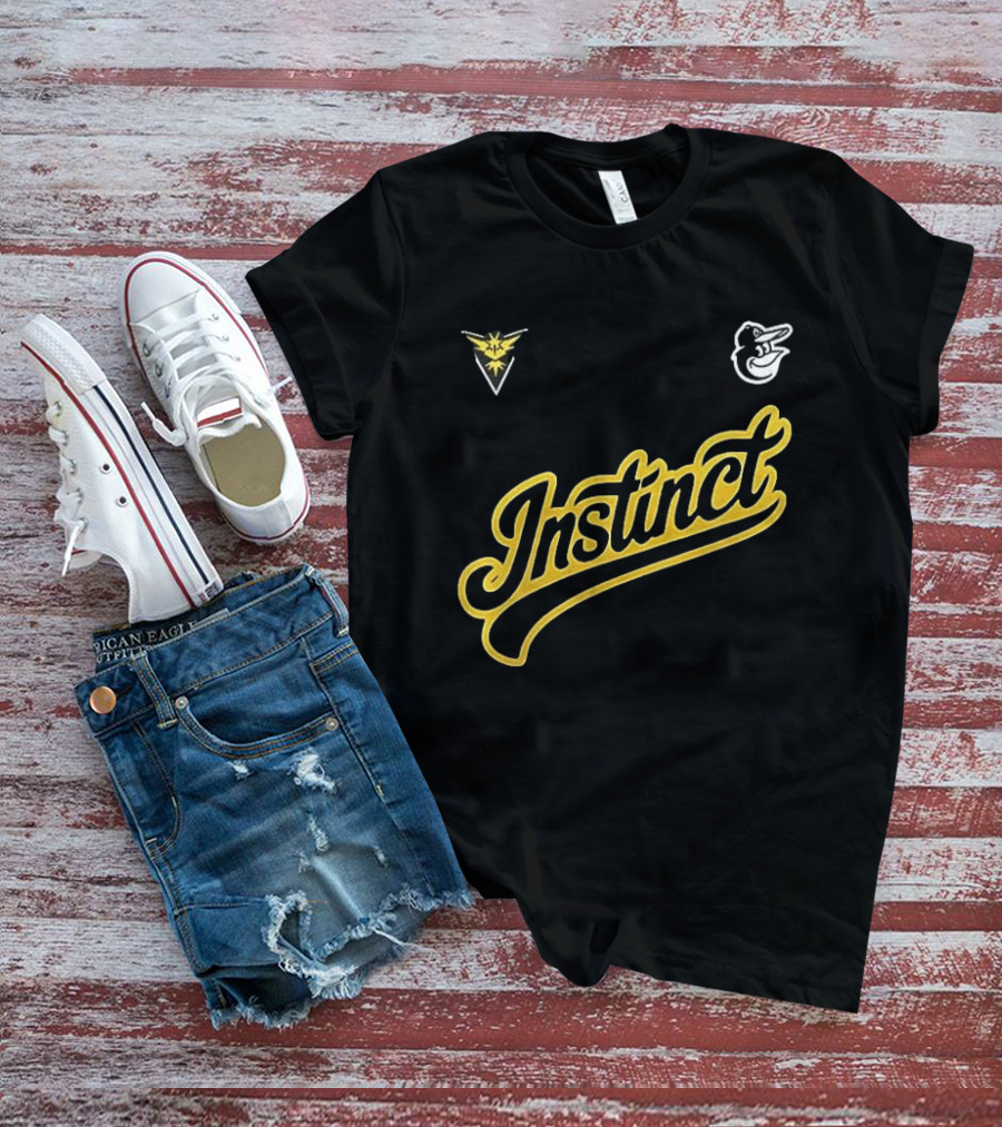 Baltimore Orioles Pokémon GO Team Instinct Collaboration 2026 T-Shirt