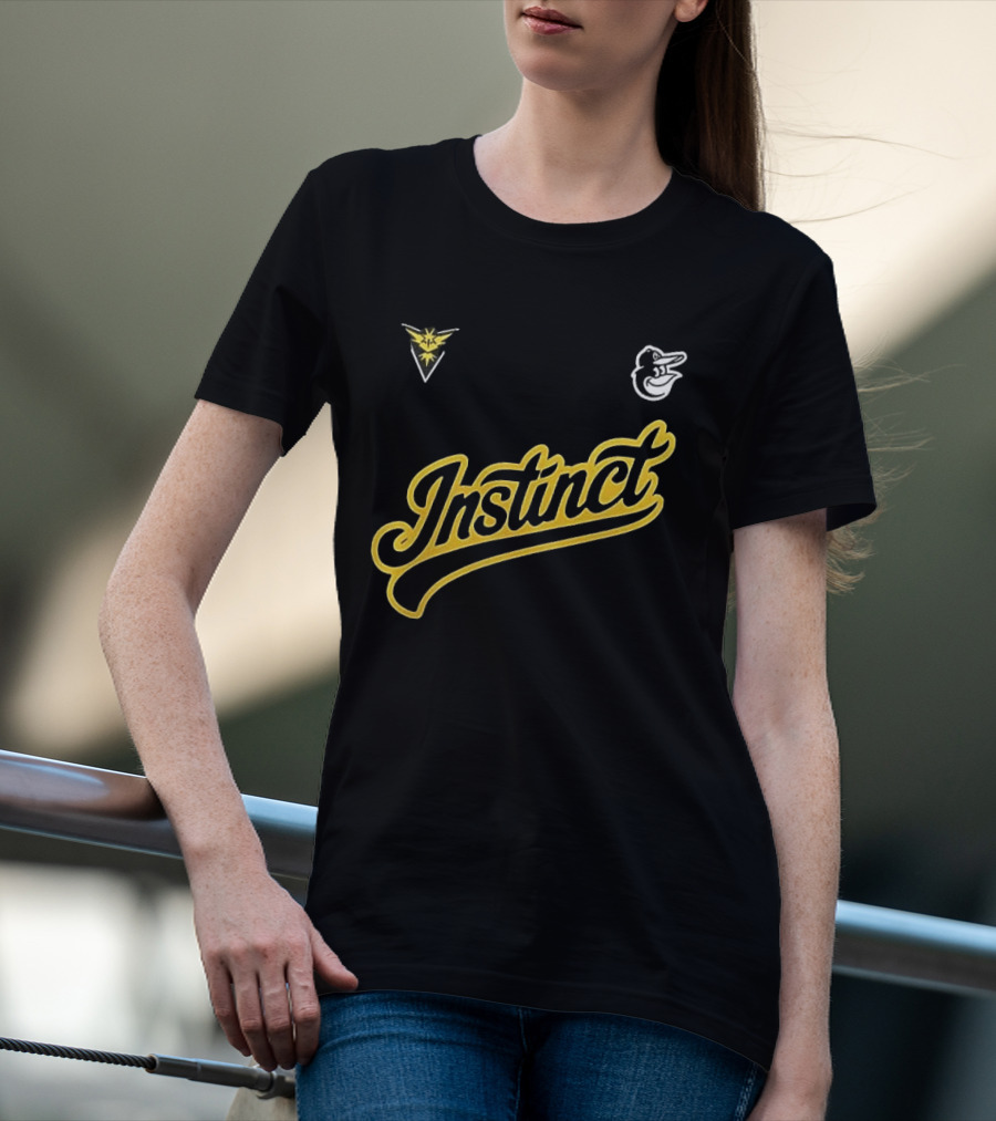 Baltimore Orioles Pokémon GO Team Instinct Collaboration 2026 T-Shirt