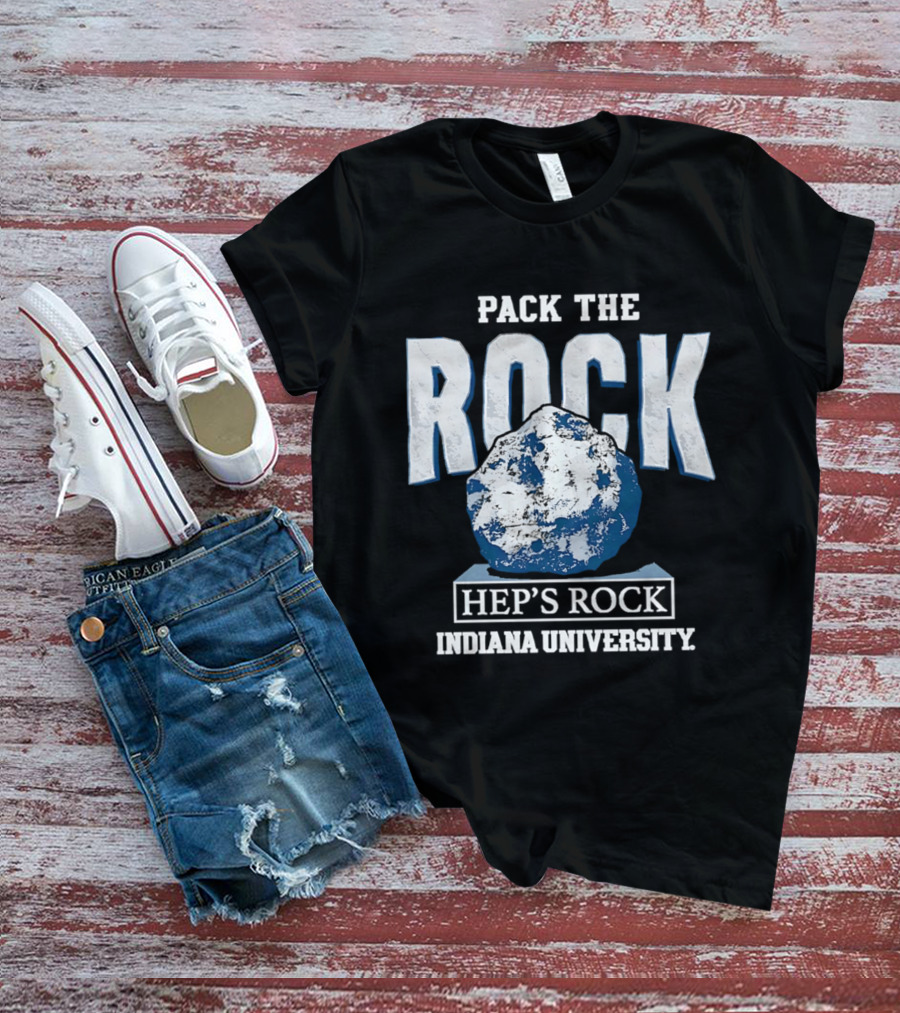 Pack The Rock Hep's Rock Indiana University T-Shirt