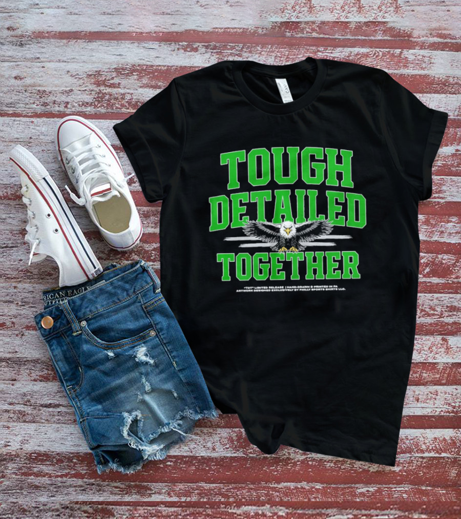 Philadelphia Eagles Tough Detailed Together Jalen Hurts T-Shirt
