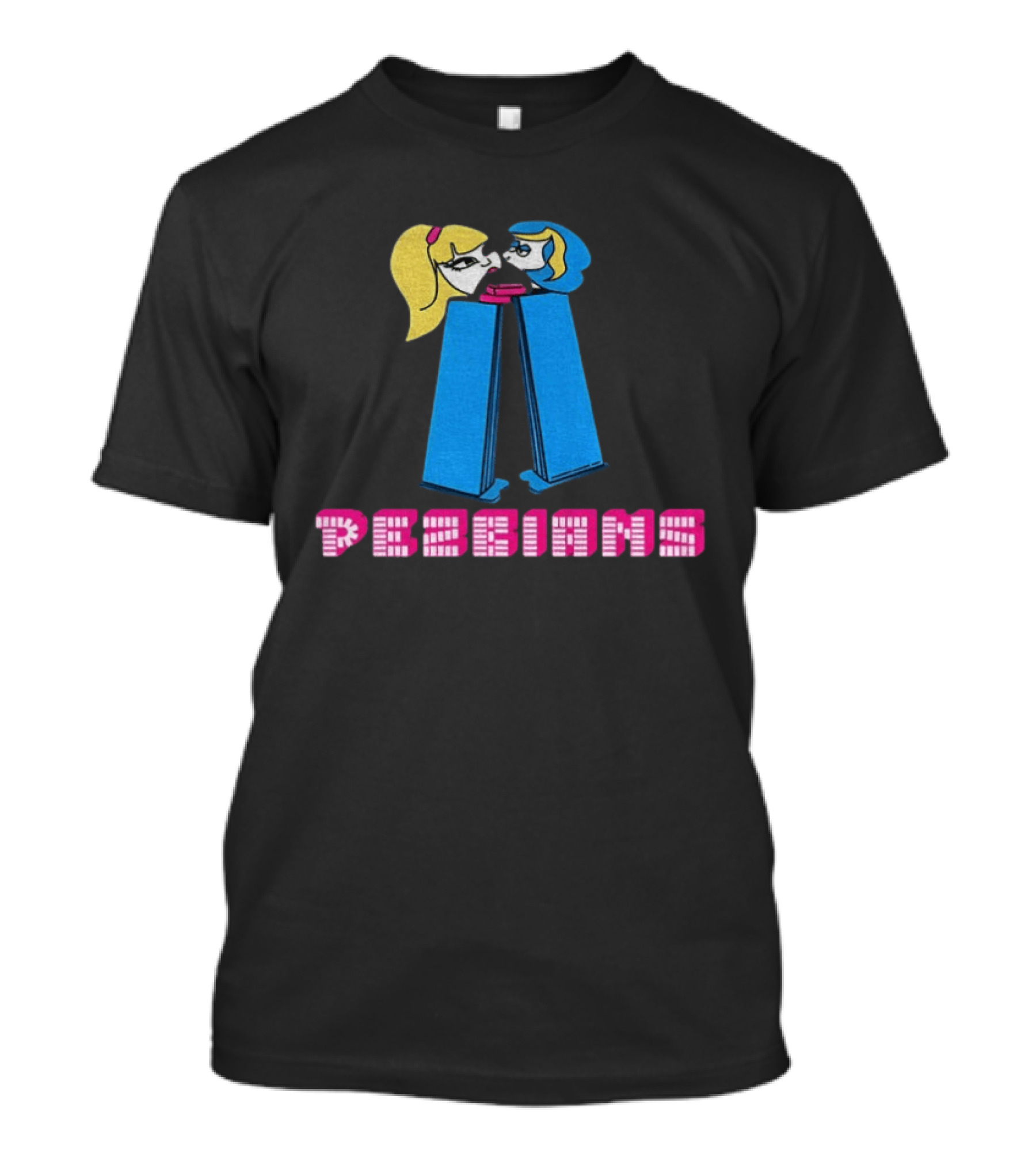 Pezbians The Powerpuff Girls Pez Dispenser Mashup T-Shirt