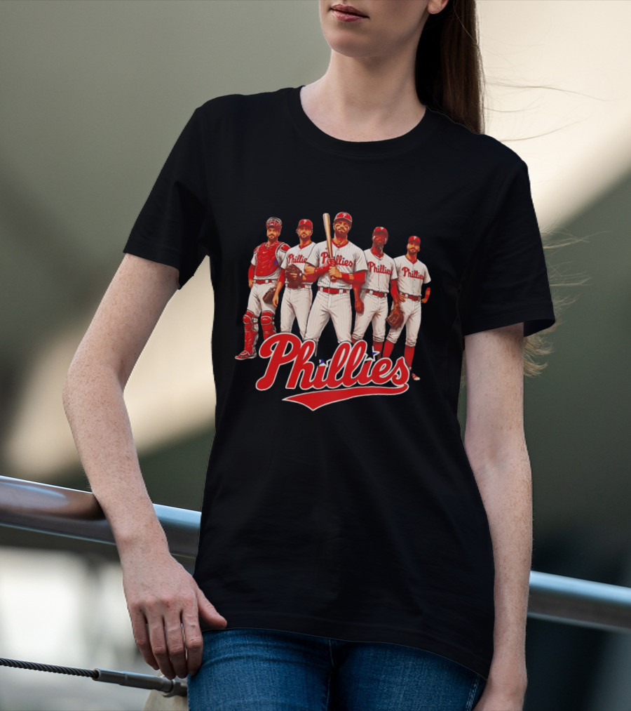 Philadelphia Phillies Field Of Dreams 2026 Team Roster Lineup T-Shirt