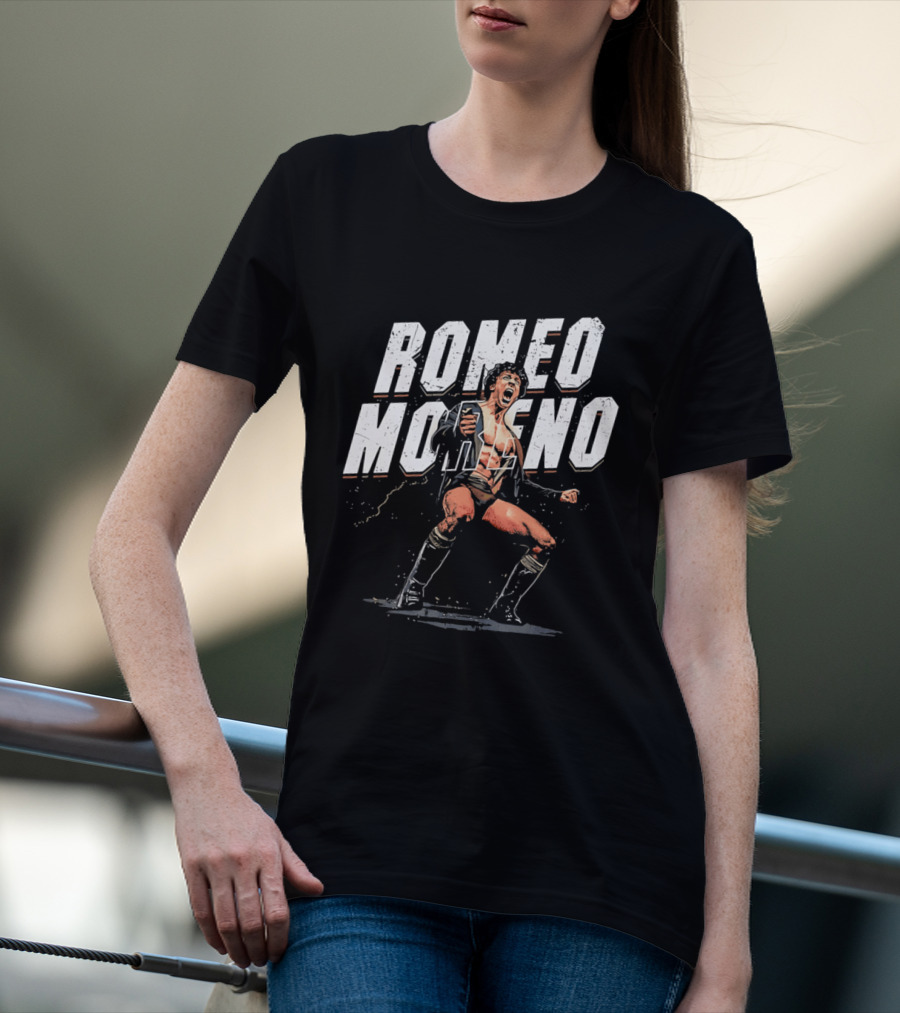 Romeo Moreno Dynamic NXT Superstar Wrestling Persona T-Shirt