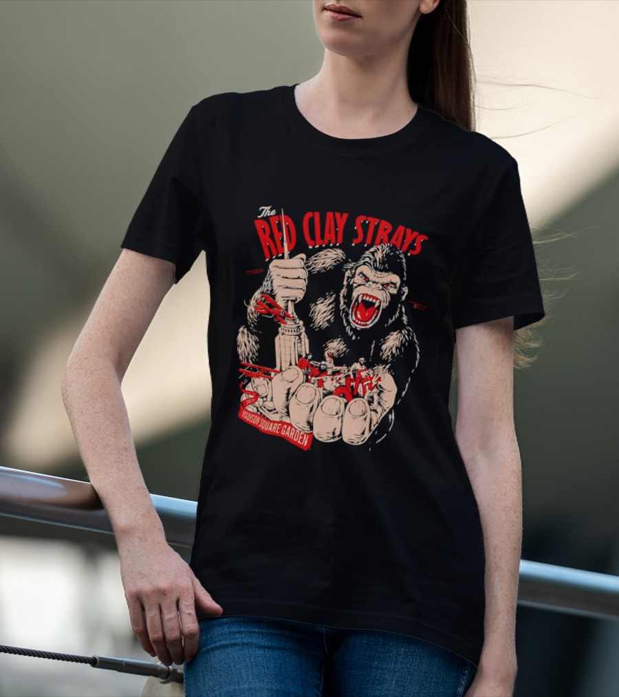 The Red Clay Strays Aug 9 2026 King Kong Madison Square Garden Event T-Shirt