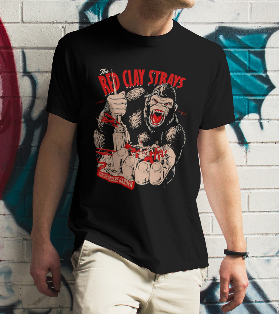 The Red Clay Strays Aug 9 2026 King Kong Madison Square Garden Event T-Shirt