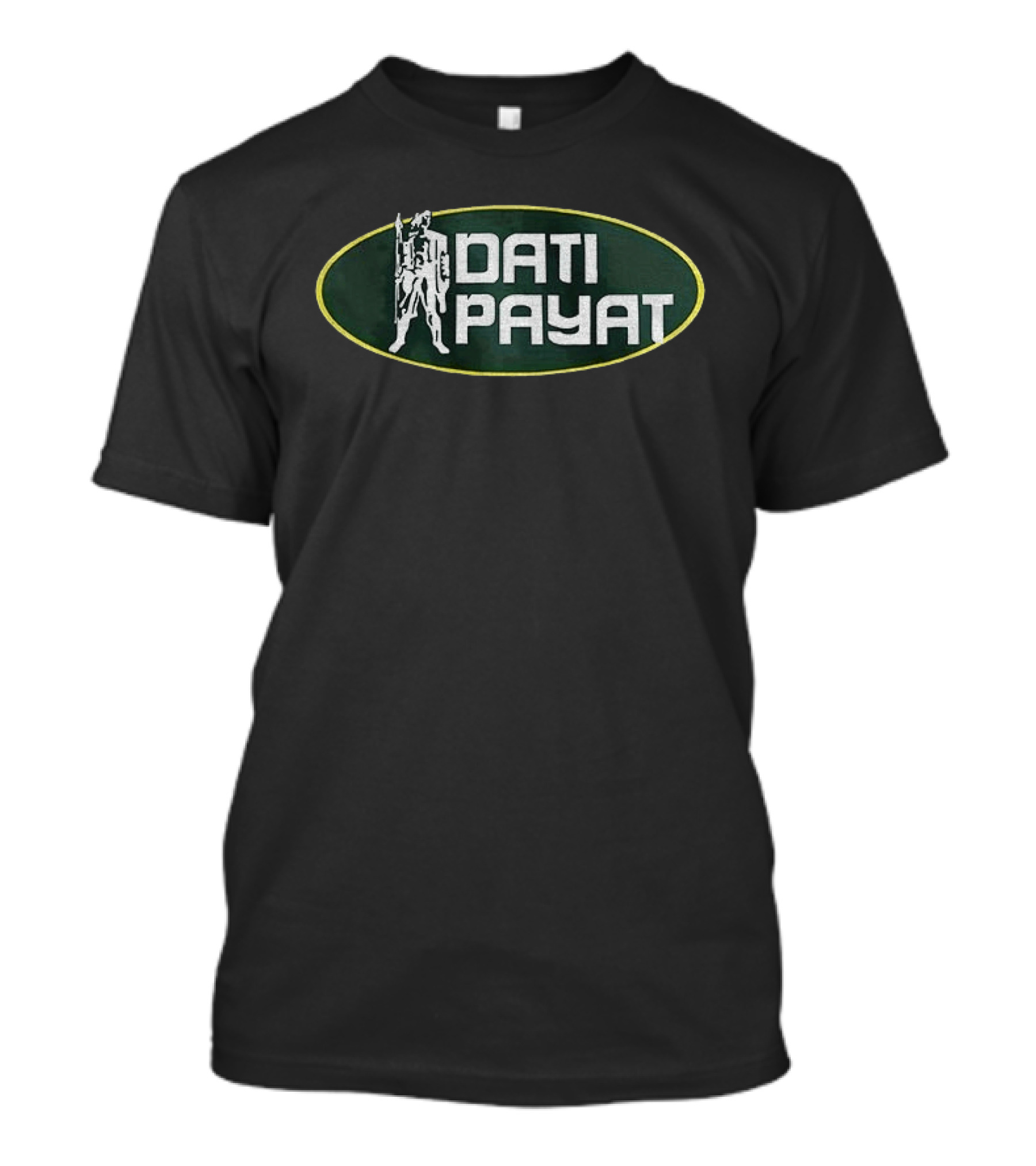 Warrior Dati Payat Bold Font Strength Oval T-Shirt
