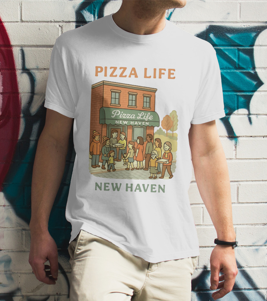 Pizza Life New Haven Family Gathering At Pizzeria T-Shirt