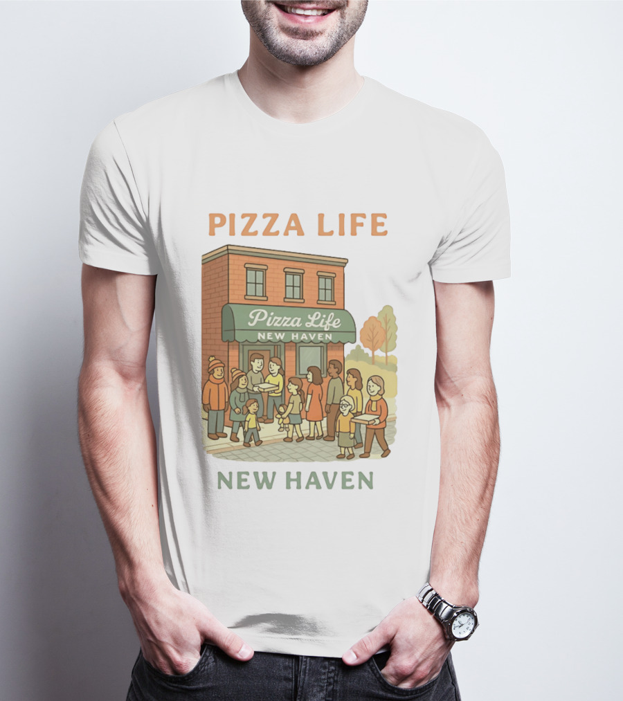 Pizza Life New Haven Family Gathering At Pizzeria T-Shirt