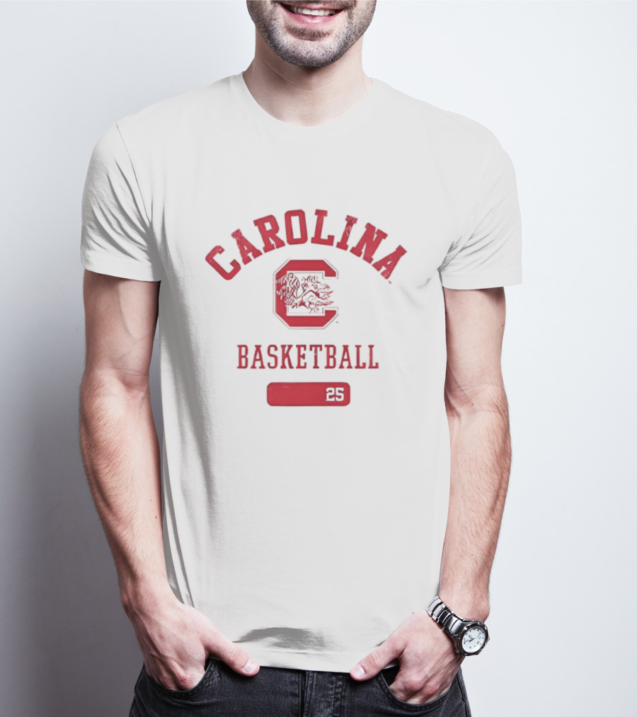 Carolina Basketball 25 South Carolina Gamecocks Raven Johnson T-Shirt