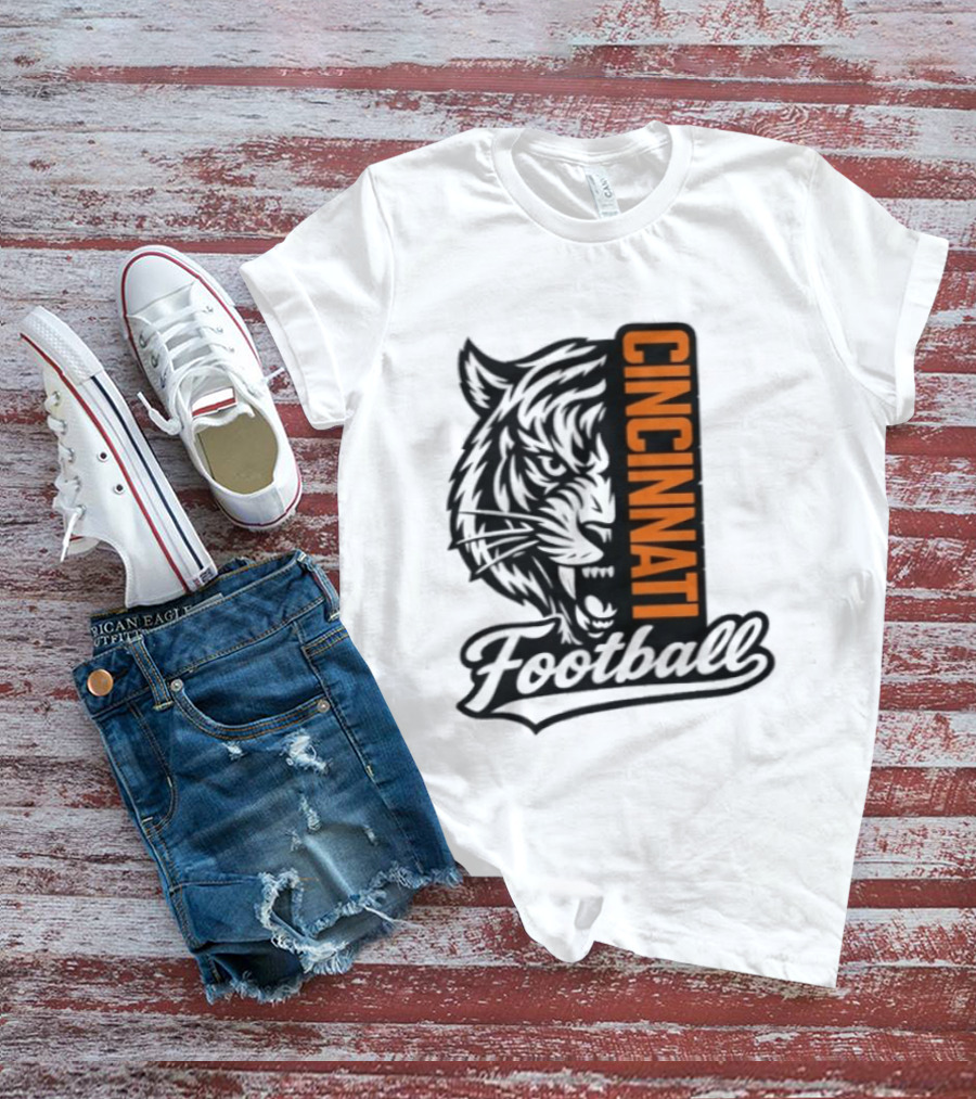 Cincinnati Football Tiger Tiger Iconic Team T-Shirt