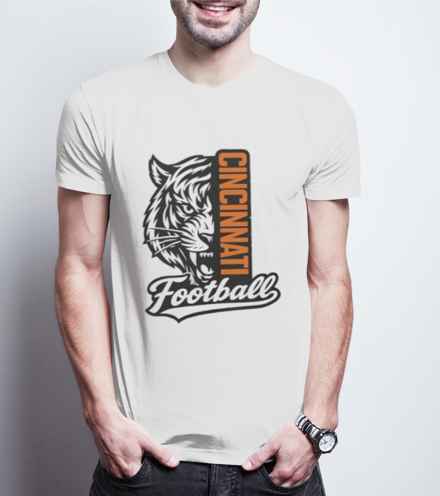 Cincinnati Football Tiger Tiger Iconic Team T-Shirt