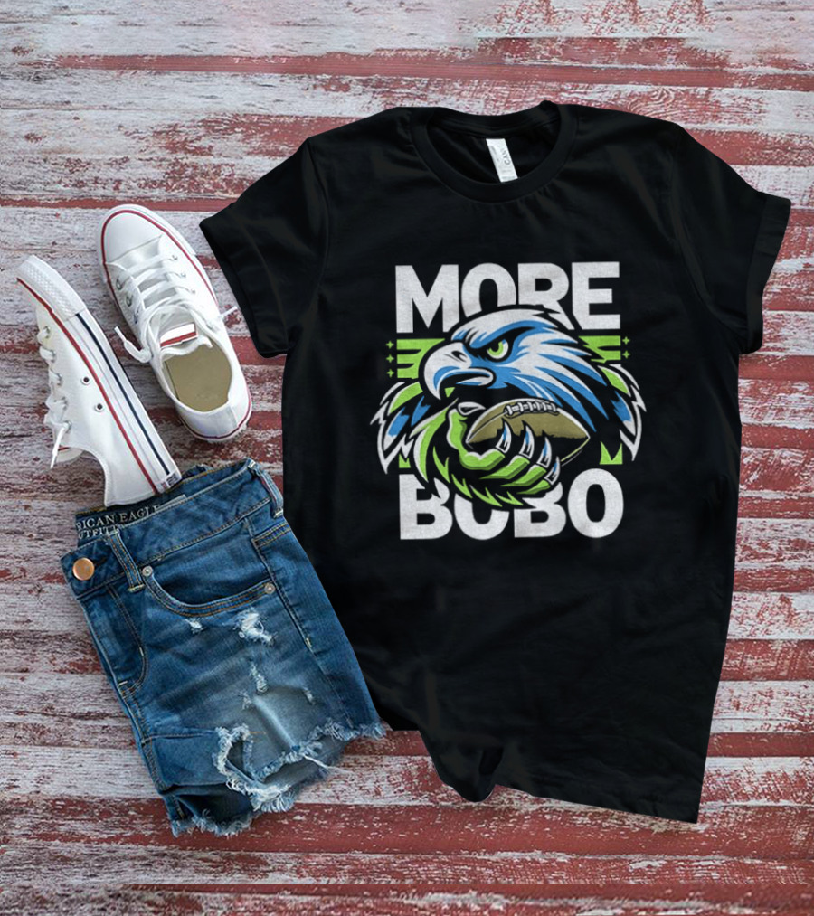 Jake Bobo More Bobo Seattle Seahawks Football Vibrant Gradient 2025 T-Shirt