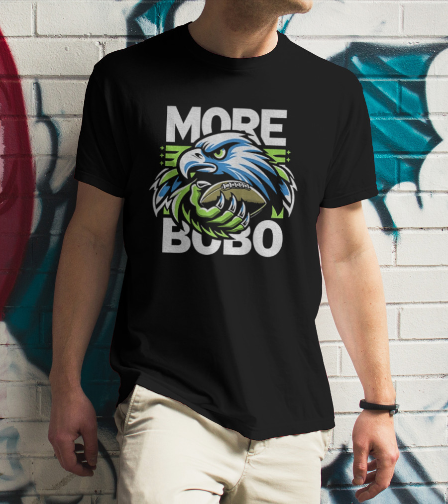 Jake Bobo More Bobo Seattle Seahawks Football Vibrant Gradient 2025 T-Shirt