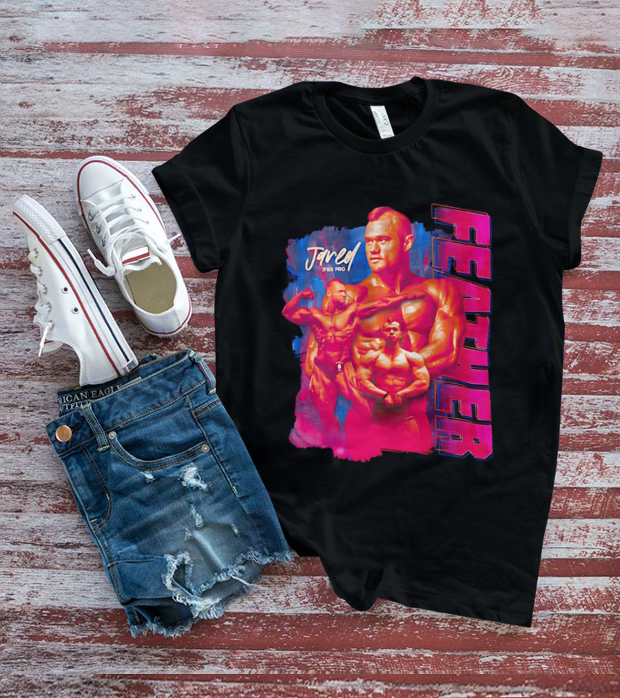 Jared Feather IFBB Pro Bodybuilding Champion Bold Visual T-Shirt