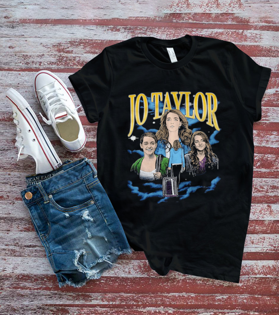 Jo Taylor Collage With Scenes And Luggage T-Shirt
